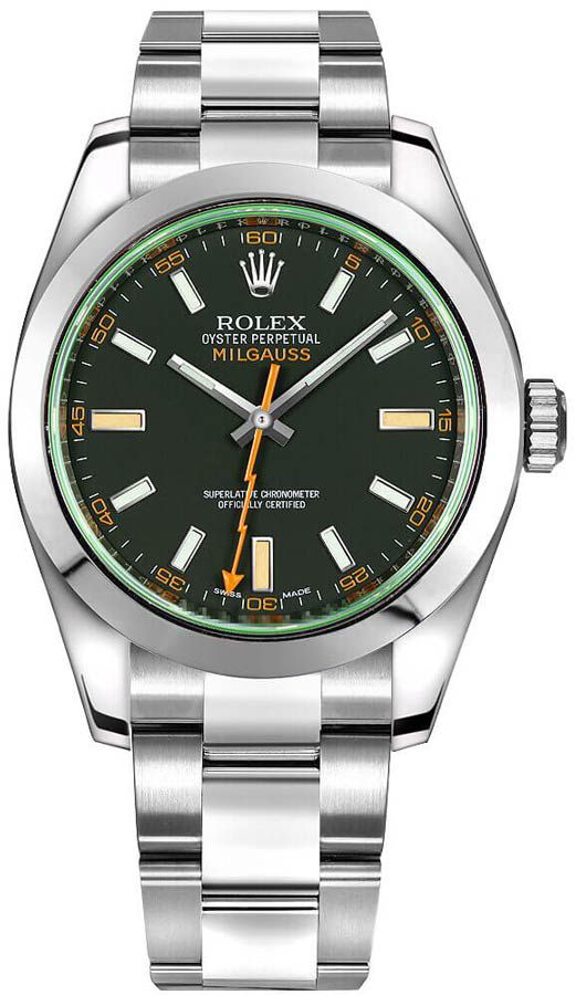 mens rolex milgauss watch