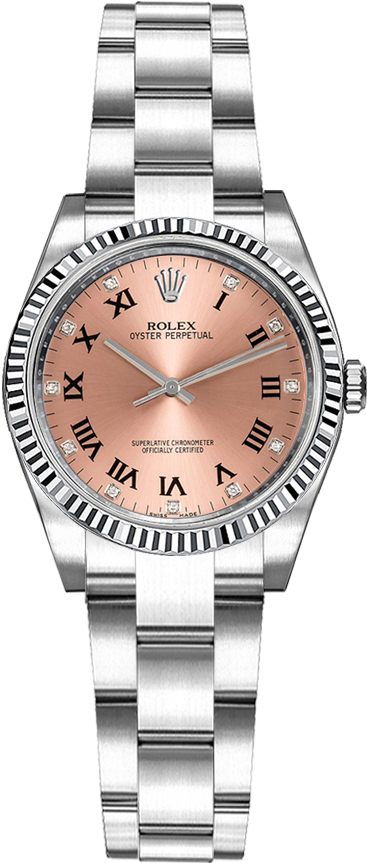176234-PKRDFO Ladies Rolex Oyster Perpetual Diamond Dial Automatic