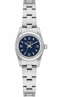 Rolex Oyster Perpetual 24 Blue Dial Women's Watch 76080