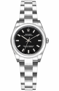 Rolex Oyster Perpetual 26 Black Dial Women's Watch 176200-0017