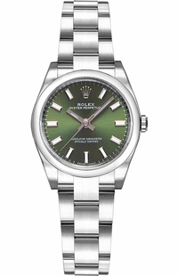 Rolex Oyster Perpetual 26 Green Dial Women's Watch 176200-0014