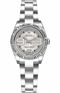 Rolex Oyster Perpetual 26 Silver Dial Oyster Bracelet Watch 176234