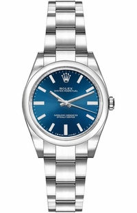 Rolex Oyster Perpetual 28 Blue Dial Women's Watch 276200-0003
