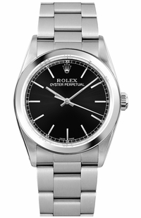 Rolex Oyster Perpetual 31 Black Dial Steel Women's Watch 77080