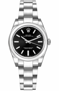 Rolex Oyster Perpetual 31 Black Dial Women's Watch 277200-0002