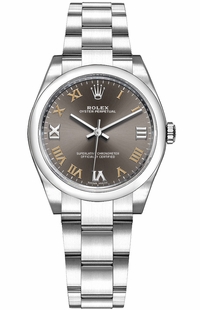 Rolex Oyster Perpetual 31 Dark Grey Dial Women's Watch 177200-0018