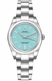 Rolex Oyster Perpetual 31 Turquoise Blue Women's Watch 277200-0007