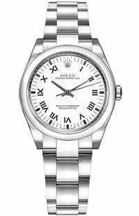 Rolex Oyster Perpetual 31 White Dial Women's Watch 177200