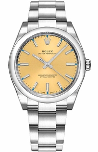 Rolex Oyster Perpetual 34 Stainless Steel Women's Watch 114200-0022