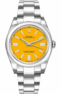 Rolex Oyster Perpetual 36 Yellow Dial Unisex Watch 126000-0004