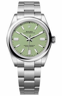 Rolex Oyster Perpetual 41 Green Dial Men's Watch 134300-0006
