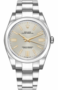 Rolex Oyster Perpetual 41 Silver Dial Men's Watch 124300-0001