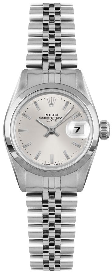 ロレックス オイスターパーペチュアルデイト レディース時計 Oyster Perpetual Date Ladies 69160(A) SS レディース時計 ホワイト 仕上げ済 1999年 美品 【中古】 ロレックス[ ROLEX OYSTER PERPETUAL DATE ]オイスターパーペチュアル