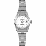 Rolex Oyster Perpetual Date White Dial Women's Watch 69160