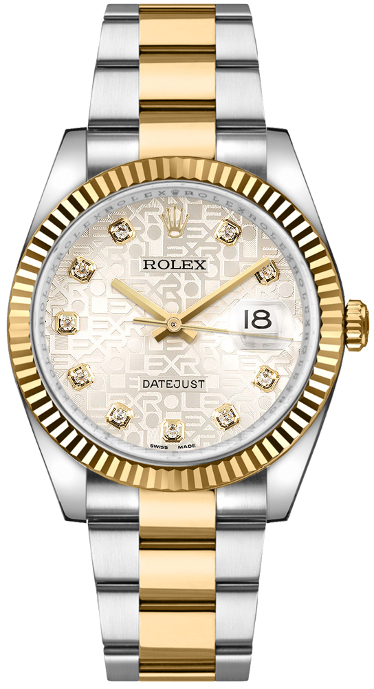 116233 Rolex Oyster Perpetual Datejust 36 Men's Jubilee Dial