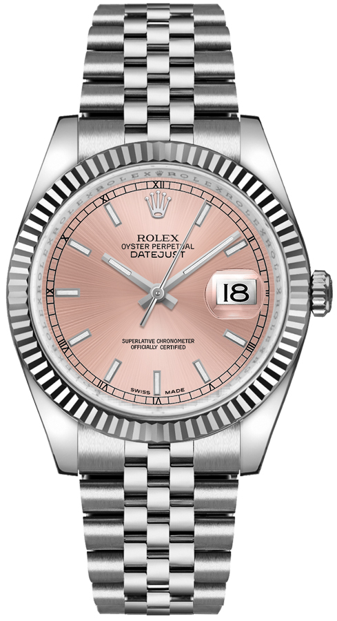 116234-PNKSFJ | Rolex Datejust | AuthenticWatches.com