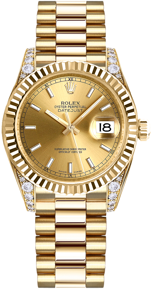 178238 Rolex Lady-Datejust 31 Champagne Dial