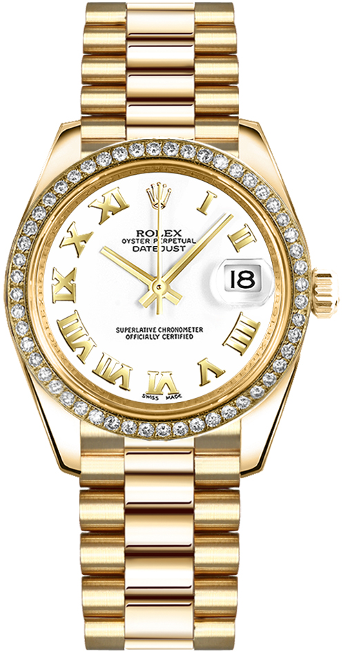 178288 Rolex Lady-Datejust 31 18K Gold Watch display picture 2