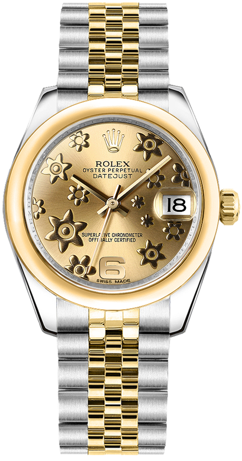 178243 Rolex Datejust Floral Dial