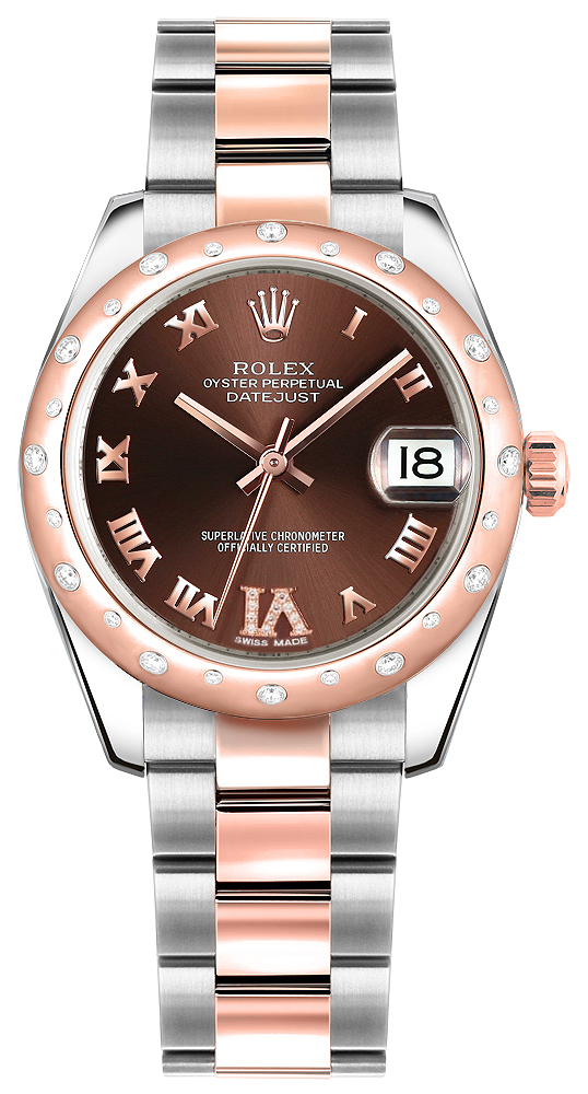 178341 Rolex Datejust Lady 31 Steel & Gold Diamond Watch