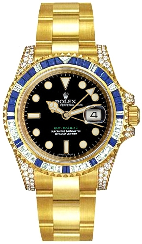 116758 Rolex Oyster Perpetual GMT Master Gold Watch