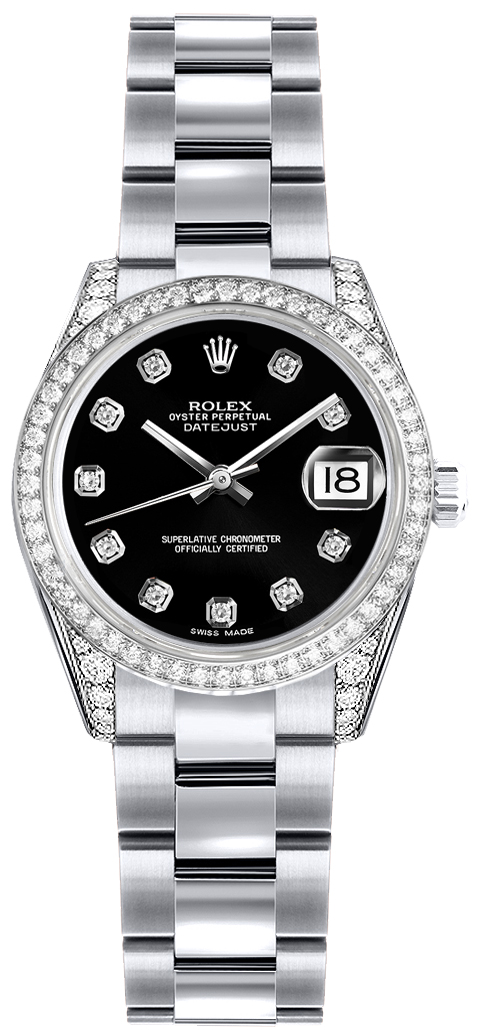 時計 OD LISA 179159 Rolex Lady-Datejust White Gold Watch