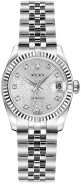 Rolex Lady-Datejust 26 Silver Women's Watch 179174