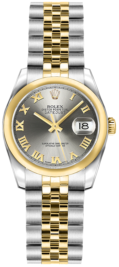 ROLEX DATEJUST 179163 1コマ 179163 Rolex Lady Datejust Gray Dial Watch