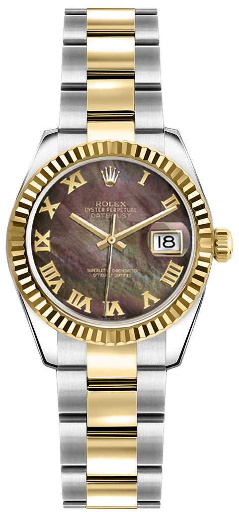 トップス R*mama 179173 Rolex Lady-Datejust Mother of Peal Dark Dial Watch