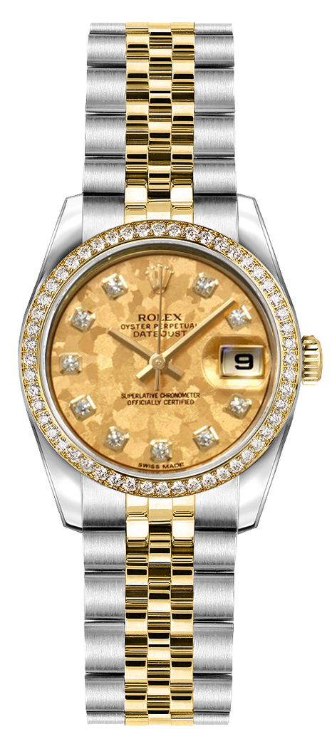 179383 Rolex Lady Datejust Womens 26MM Diamond Watch