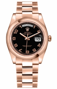 Rolex President Day-Date 36 Solid 18k Rose Gold Watch 118205-0059