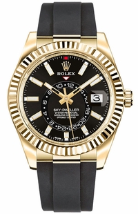 Rolex Sky-Dweller 18k Yellow Gold Men's Luxury Watch 326238-0009