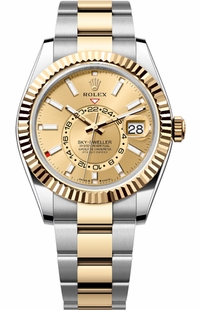 Rolex Sky-Dweller 42mm Oystersteel & 18k Yellow Gold Men's Watch 336933-0001