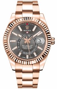 Rolex Sky-Dweller Everose Gold Men's Watch 326935-0007