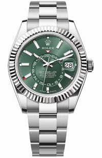 Rolex Sky-Dweller Green Dial Automatic 42mm Men's Watch 336934-0001