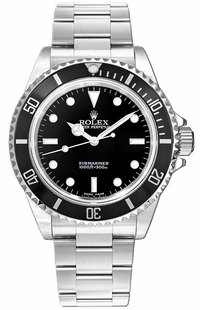 Rolex Submariner Black Dial Stainless Steel 40mm Men's Watch 14060