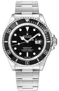 Rolex Submariner Date Black Dial Men's Watch 16800