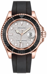 Rolex Yacht-Master 40 Diamond Pave Dial Men's Watch 126655-0005