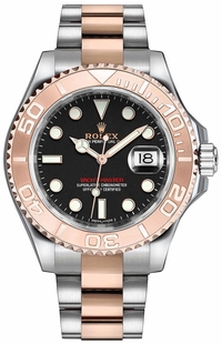 Rolex Yacht-Master 40 Everose Gold Oystersteel Men's Watch 116621-0002