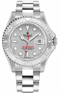 Rolex Yacht-Master 40 Silver Dial Chronometer Men's Watch 16622
