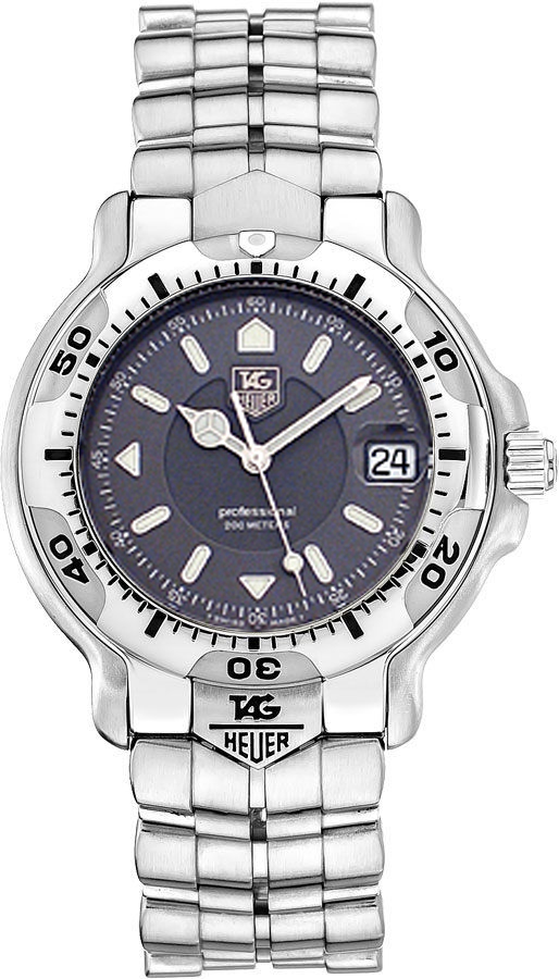 TAG Heuer 6000 Maglia Terminale Originale Acciaio Uomo Per Cinturino BA0675 O BD0678