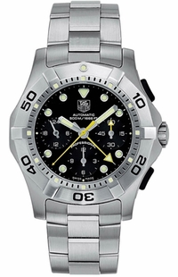 Tag Heuer Aquagraph Black Dial Stainless Steel Men's Watch CN211A.BA0353