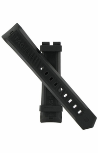 Tag Heuer Aquaracer 21mm Chrono Mens Black Rubber Strap FT8011