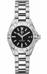 Tag Heuer Aquaracer 27mm Black Dial Steel Women's Watch WBD1410.BA0741