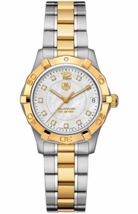 Tag Heuer Aquaracer 300M Pearl Diamond Dial Women's Watch WAF1320.BB0820