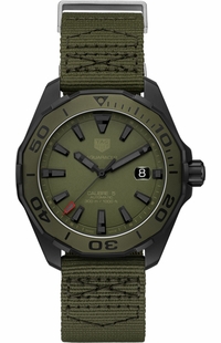 Tag Heuer Aquaracer Automatic Green Dial Men's Sports Watch WAY208E.FC8222