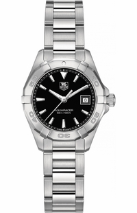 Tag Heuer Aquaracer Black Dial Stainless Ladies Watch WAY1410.BA0920