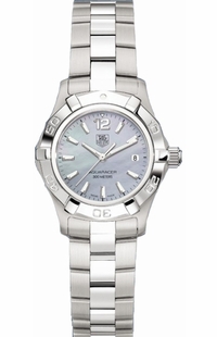 Tag Heuer Aquaracer Blue Mother of Pearl Women's Watch WAF1417.BA0823