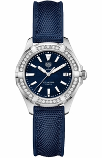 Tag Heuer Aquaracer Blue Pearl & Diamond Women's Watch WAY131N.FT6091