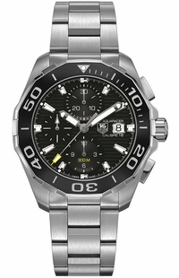 Tag Heuer Aquaracer Chronograph Black Dial Men's Watch CAY211A.BA0927